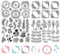 craspire 2 Blatt Pflanzen-Stempel, Kranz, Gummistempel, Pflanzen, Blumen, Blätter, Wiederverwendbar, Transparent, Silikonstempel, Siegel Für Heimwerker, Basteln, Scrapbooking, Journaling
