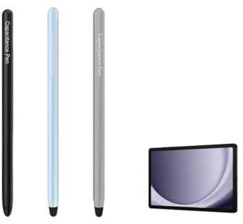 Lápiz capacitivo para Samsung Galaxy Tab A7/A7lite/A8/A8plus/A9/A9Plus compatible con iPad/Android/Microsoft/Surface todos los dispositivos táctiles, bolígrafo universal de alta sensibilidad (negro,