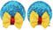 Snow White Light Blue Minnie Mouse Inspired Sequin Ear Hair Accessories Clips for Girls - 1 Pair (2 pcs)