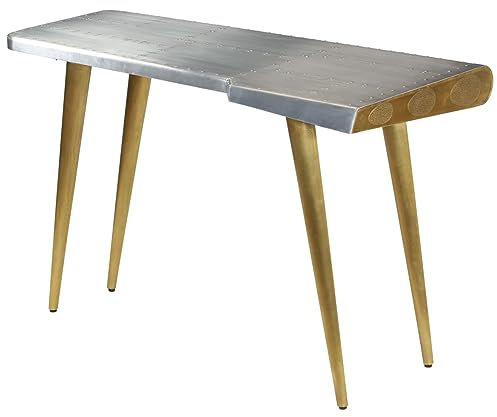 Sufrk Schreibtisch Vintage Flieger Flugzeug Stil 120x60x76 cm NäHmaschinentisch Schreibtisch Klein