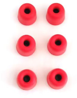 Suspirit Memory Foam Earbuds Eartips Replacement Upgrade Bass Sleeves for Shure SE215 SE535 SE846 SE315 SE425 in-Ear Earphones Headsets Ear Tips (Red, Medium)