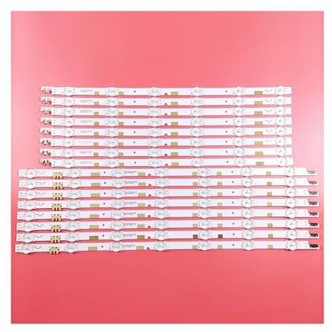 JKGVNCT 16 Pieces LED Backlight Strips for 50 Inch 4K TV Model Compatible with UE50JU6870 UE50JU6800 UE50JU6850 UE50JU6800K UA50JS7200 UN50JS7200 UN50JS7000 UE50JS7200 50JU6872
