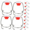 GRADENEVE 10 Pack Swing Top Bottle Lids Modern Vinegar Bottle Caps with Airtight Silicone Gasket Top Replacement