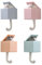 Porte Manteau Enfant Mural,4 Pièces Crochets Adhesif Muraux pour Animaux Mignon Crochet Créatif pour Manteau Cat Hook Rétractables pour Patere Enfant Décoration Murale Sans Perçage