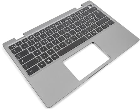Dell Latitude 3330/2-in-1 Palmrest & ITALIAN Backlit Keyboard - 0P05WP + 04J7X7 (91YRM) (Renewed)