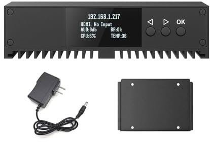 Link Pi ENCS1 3G SDI Video Codec, ARM Cortex A7 CPU 2GB DDR4 8GB eMMC, 1080P H.265 NDI SRT SmartP RTSP RTMP HTMP HTTP HLS, für YouTube Special Effects Stacking Live Streaming Push Streaming (SET2)