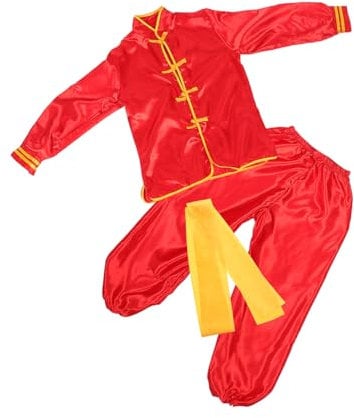 UPKOCH Traditioneller Kung-fu-Anzug Für Junge Mädchen Bequeme Kampfsportbekleidung Robuste Für Training Und Wettkämpfe Geeignet Für Tai Chi Und Kampfsporttanz