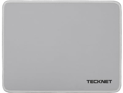 TECKNET Mauspad, 28 x 21 cm Gaming Mousepad mit Wasserdicht und Rutschfester Gummi für PC-Büro, Arbeit, Gaming, Studium, Laptop, Computer, Zuhause