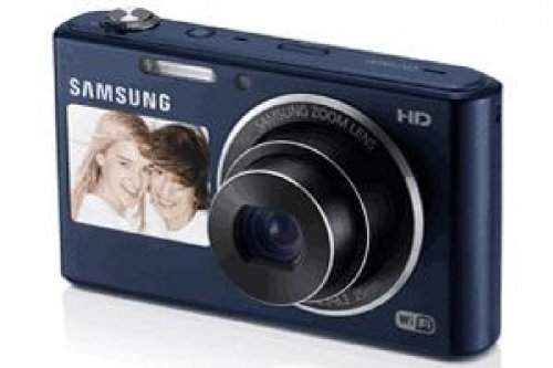 Samsung DV151F Digital Camera 16.2MP with Dual LCD, Wi-Fi, 5x Optical Zoom Lens F/4.5-22.5mm Black (Renewed)