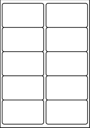 SmithPackaging A4 Self Adhesive Address Labels, 10 Labels Per Sheet, 20 Sheets,99.1 x 57mm 200 Labels