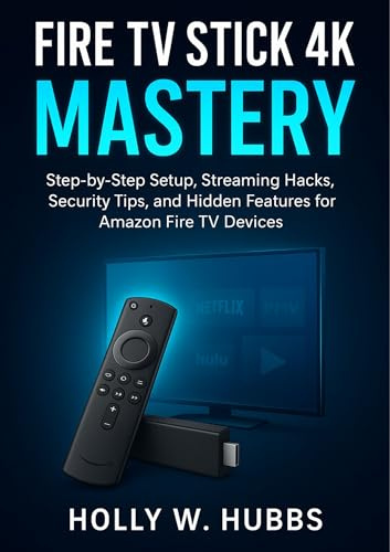 FIRE TV STICK 4K MASTERY: The Complete Beginner’s Guide to Setup, Streaming, Security, and Hidden Features for Amazon Fire TV Devices (English Edition)