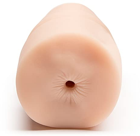 Lovehoney Thrust Pro Mini Andi Pocket Male Masturbatorfor Men, Flesh Pink | Super Ribbed Realistic Adult Sex Toy, Extra Tight Ass Made from Soft TPE - 205g