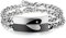 OIDEA Paar Armband Panzerkette Edelstahl: Partner Armkette Pärchen Armbänder mit Gravur Herz Puzzle-Keep me in Your Heart Handgelenk Geschenk für Verliebte Damen Herren Paare