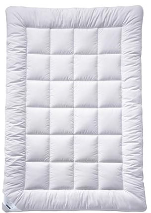 Billerbeck Bettdecke Super Wash – ca. 135 x 200 cm – Ganzjahresdecke – MAGICfill® 95 – Hohlfaser – mit Wash-Egg
