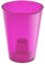 Pot de fleur rond COUBI orchidée en transparent rose, en plastique ca. 1,3L