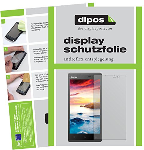 dipos I 2x Screen Protector matte compatible with Hisense Sero 5 L691 Protection Films