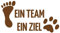 kleb-Drauf | 1 EIN Team EIN Ziel | Kupfer - glänzend | Autoaufkleber Autosticker Decal Aufkleber Sticker | Auto Car Motorrad Fahrrad Roller Bike | Deko Tuning Stickerbomb Styling Wrapping