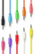ExcelValley - 10 Pack - Mono Modular Patch Cables - TS 3.5mm 1/8 Eurorack Synthesizer [10 cm - 4]