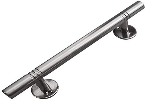 130 mm Furniture Wardrobe Handles Solid Stainless Steel T Bar Pull Cabinet Cupboard Knobs Door Handle Closet Handles with Screws for Kitchen Bathroom Bedroom Drawer (130mm/ 5.12 Hole Centers) Silver