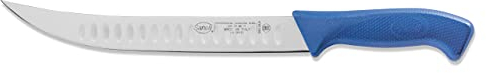 Sanelli linea Skin Coltello Scimitarra Olivato, Acciaio inox, Azzurro, lunghezza lama 26 cm.