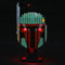 GEAMENT LED Licht-Set Kompatibel mit Lego Boba Fett Helmet - Beleuchtungsset für Star Wars 75277 Baumodell (Modell-Set Nicht enthalten)