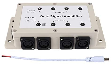 Lukasz DC12 – 24 V 8 Kanäle 512 Ausgangskanal führte Splitter Splitter Signalverstärker Controller für Geräte