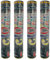 4x Party-Popper je 30 cm. 5m Effekthöhe. Konfetti-Shooter, Konfettibombe, Konfettikanone für Hochzeit, Geburtstag, Feier, Silvester, Private Partys (Silber)