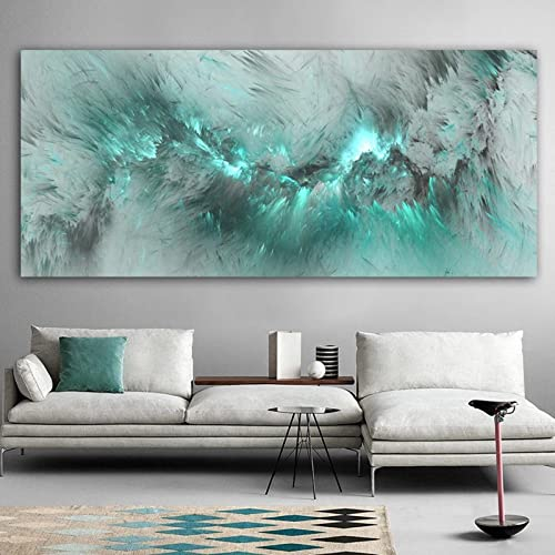 SUKPDJO Nordic Abstrakte Leinwand Bilder Gold Wohnzimmer Modern Sonnenaufgang Gold Bilder Wandbilder Abstrakt Marmor Bilder Luxus No Frame (50x100 cm No Frame,C)