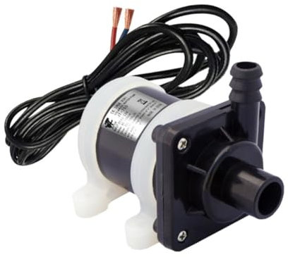 BESPORTBLE 12v Pompe Submersible Silencieuse pour Aquarium Et Jardin Convient Aux Utilisations Eau Douce Et Salée Système De Filtration Et Injection Hauteur De Relevage