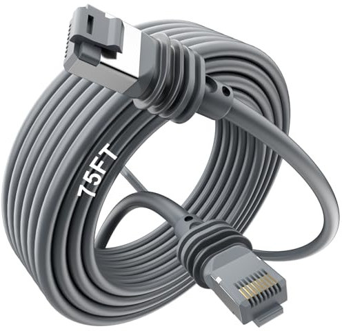 HanCenDa Standard betätigtes Starlink Gen 3/Mini Kabel 75FT/23M, Starlink Kabel Gen 3 Ersatz Standard V3/Mini Kabel Starlink Wasserdicht Starlink Ethernet Kabel Gen 3 - Grau