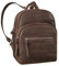 STILORD 'Alba' Kleiner Leder Rucksack Damen Vintage Daypack City Rucksack | Mini Echtleder Rucksack für Shopping, Reisen, Büro & Uni, Farbe:sapelli - braun