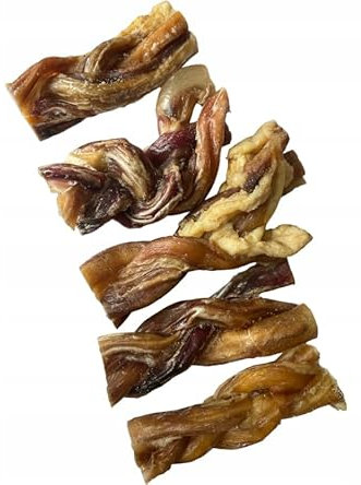 Lucze® Ochsenziemer - Zöpf - Rinderzöpf - Kaustangen Hund - Harter Kauknochen - Kausnack Rinderziemer - Kauartikel Hund langlebig (15-18cm)