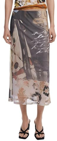 Desigual Damen 25wwfk05 Rock