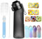 FIENZA Air Gourde Up Bouteille 650ML Avec 7 sul Saveur Gout Pods, Air Bouteille d'eau Parfumée Sans BPA Avec Paille 0 Sucres et Tasse d'eau
