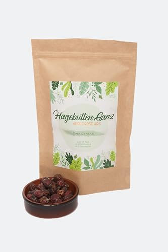 Rosa Canina Intera 500g | Rosae Pseudo - Fructus | 100% Rosa Canina Naturale | Effetto Ringiovanente | Fonte di Vitamina C