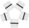 GARVALON 5pcs Male Thread Ppr Pipe End Cap Connectors Easy Installation for Garden Hose and Sprinkler Systems High Temperature Resistant White Ppr Material for Home Irrigation Needs