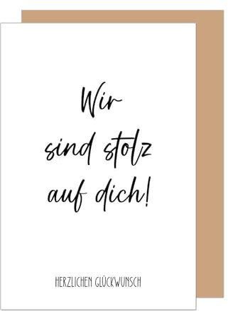 Edition Seidel Premium Glückwunschkarte zur bestandenen Prüfung mit Umschlag. Grußkarte Karte mit Spruch Abschluss Studium Bachelor Mann Frau Jugendliche Jugendlicher (PR157 SW025)