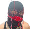 GKYQVE Strickmütze Halloween Gruselzähne Räuber Hut Cosplay Räuber Party Hüte
