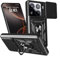 YSONCHAN Custodia per ZTE nubia NEO 2 5G, Cover Protettiva con Obiettivo Case Antiurto, con Anello Magnetico e Supporto, Custodia Bumper Robusta. Nero