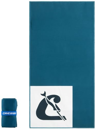 Cressi Towel Microfibre Double Face Vela - Serviette Microfibre pour Piscine Mer Salle de Sport Légère Douce Super Absorbante Mieux Que Les Serviettes Normales