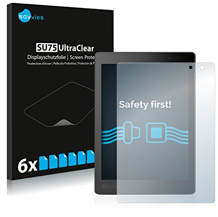 savvies Protection Ecran pour Kobo Aura One (6 Pièces) - Film Protection Ultra Clair