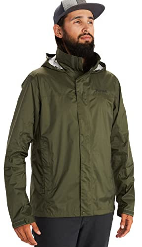 Marmot Herren PreCip Eco Jacket, Wasserdichte Regenjacke, winddichter Regenmantel, atmungsaktiv, faltbarer Hardshell Windbreaker, ideal zum Fahrradfahren & Wandern, Nori, XXL