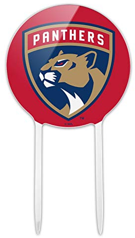 GRAPHICS & MORE Acrylic NHL Florida Panthers Logo Cake Topper Party Decoration for Wedding Anniversary Birthday Graduation