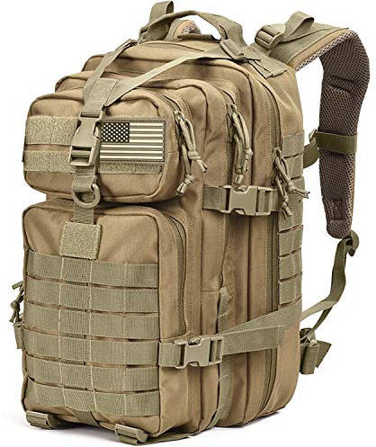 Tru Salute 45L Military Tactical Backpack Large Army 3 Day Assault Pack Molle Bugout Bag Rucksack