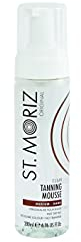 St Moriz Original Instant Clear Tanning Mousse in Medium bis Dark | Schnell trocknendes, veganes Kunstbräuner | Leuchtet in 1 Stunde, tiefes Leuchten nach 8 Stunden, dermatologisch getestet,