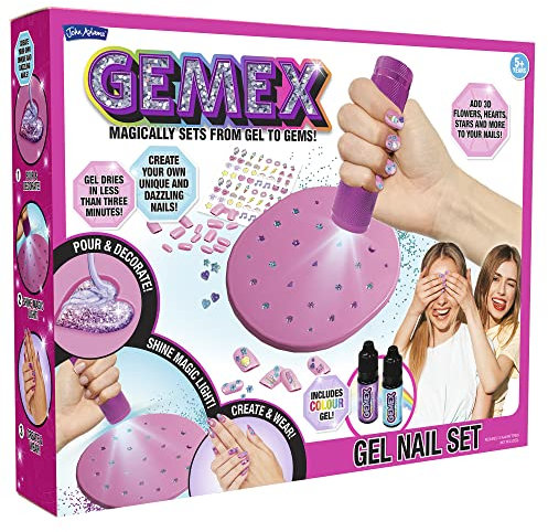 John Adams | GEMEX Nails Set: Create your own unique and dazzling nails!| Arts & crafts | Ages 5+