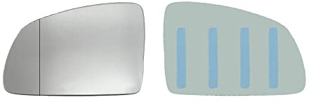 ASG Technik Außenspiegel Spiegelglas Ersatzglas kompatibel mit Opel Meriva A ab Baujahr 2003-2010