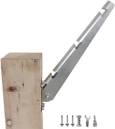 Barbed Wire Arm Extensions for Chain Link Fence - Hot-Dip Galvanized Steel, Cornered Barbwire Arm, All Bolts Included - Top Rail (7)