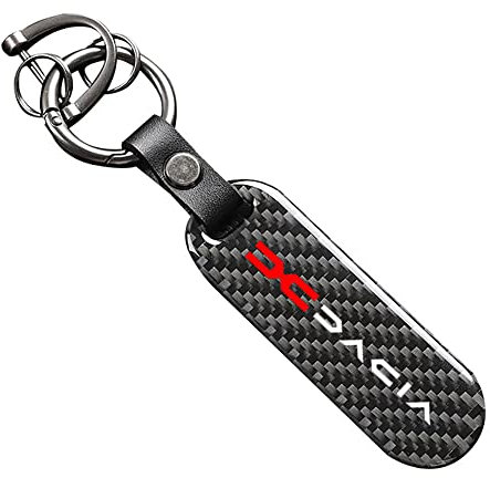 GÉNERIC Auto Schlüsselanhänger, für Dacia Duster Spring Logan Sandero Jogger Schlüsselanhänger Geschenk Ersetzen Zubehör,A-14CM*3CM