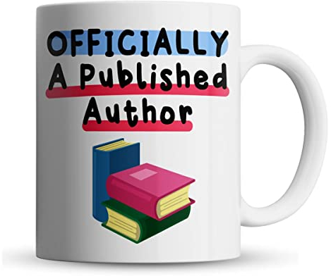 Inky Penguin - Published Author - Book, Writer Gift Mug, Ceramic, 11fl. oz.